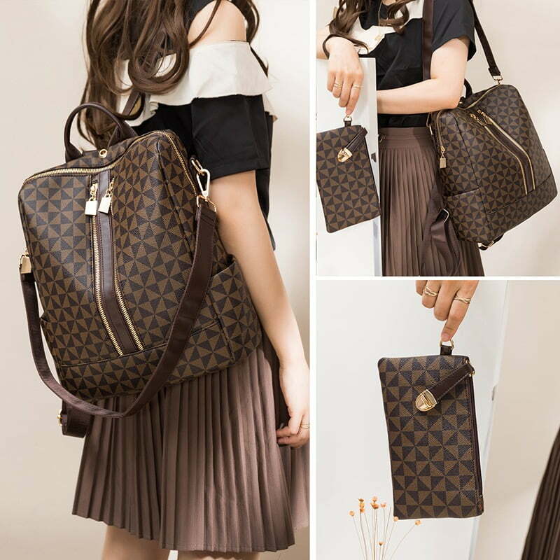 WB003 – 2pcs Bag Set – Brown