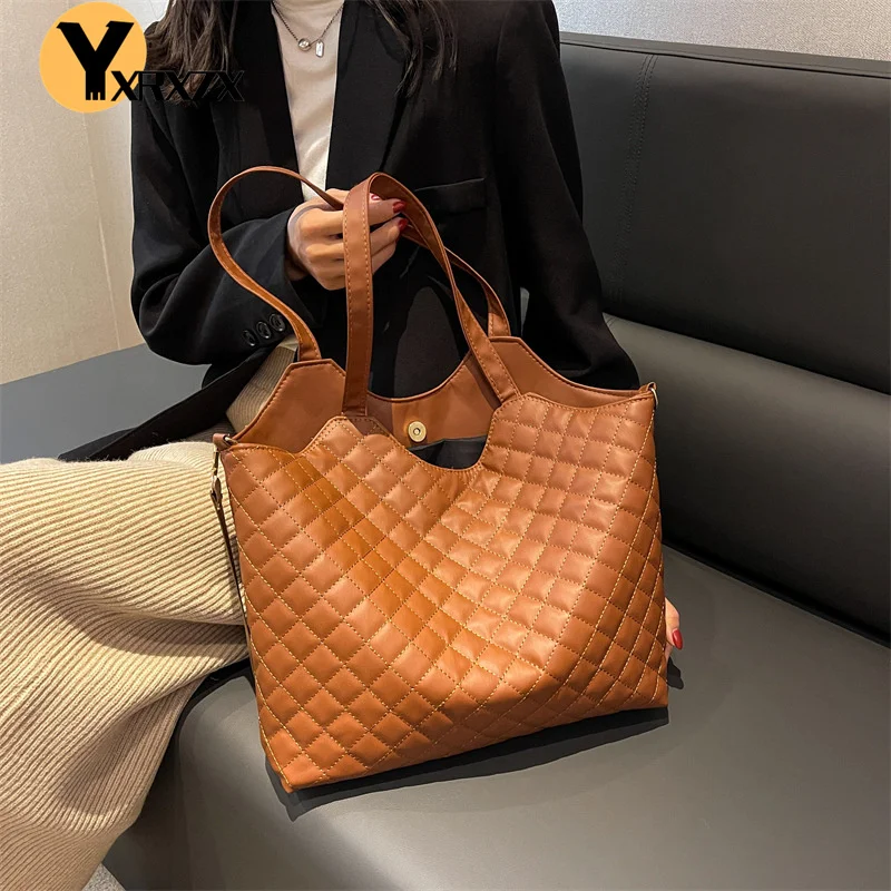HB016 Women Tote Bag – (Brown)
